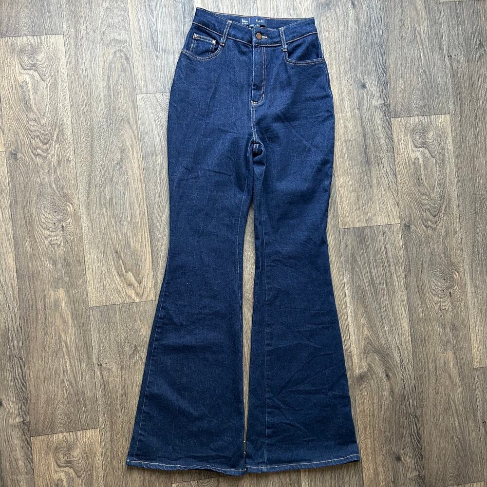 Boden Denim High Rise Flare Jeans Size 2R